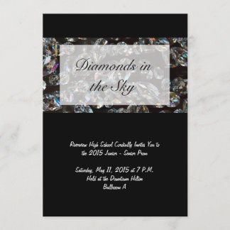 Diamanten - Bling Prom-Einladungen Einladung