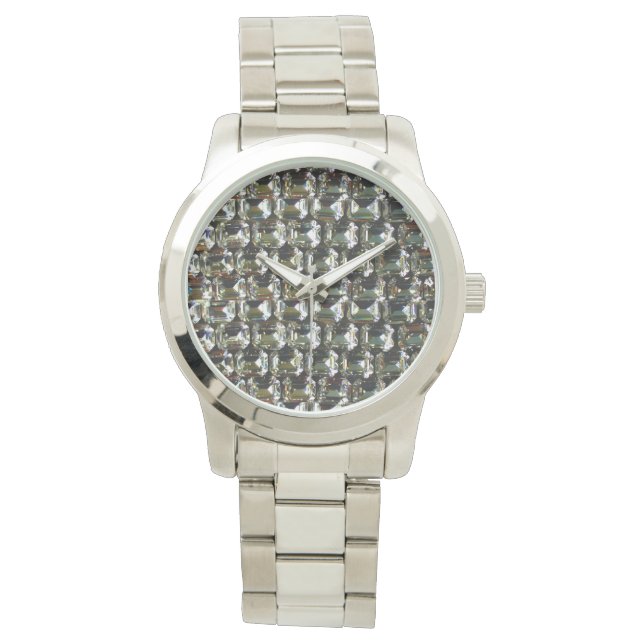 Diamanten Edelsteine Rhinestone Armbanduhr (Vorderseite)