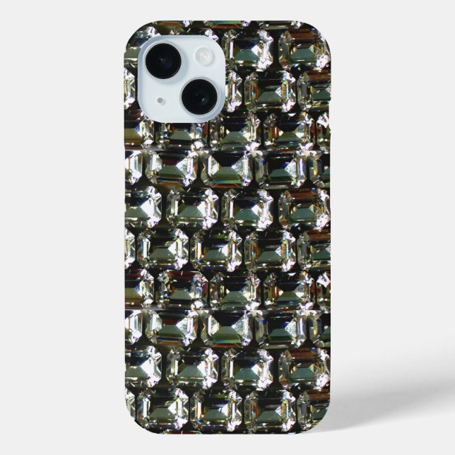 Diamanten Edelsteine Rhinestone Case-Mate iPhone Hülle (Rückseite)