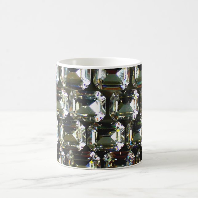 Diamanten, elegante Vintage Edelsteine Kaffeetasse (Mittel)