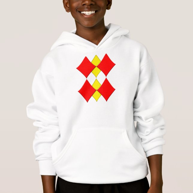 Diamanten Hoodie (Vorderseite)