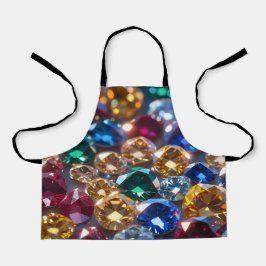 Diamanten in vielen Farben Schürze
