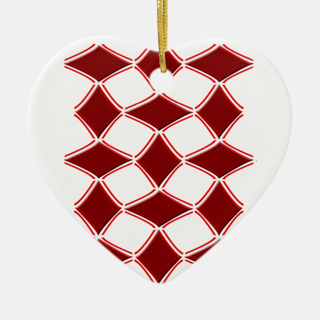 Diamanten Keramikornament (Vorne)