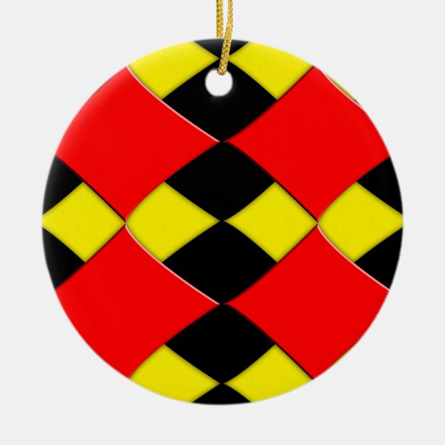 Diamanten Keramikornament (Vorne)