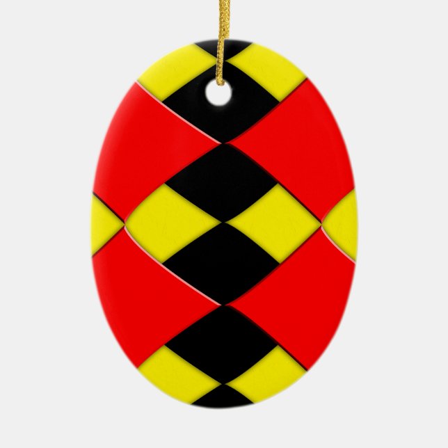 Diamanten Keramikornament (Vorne)