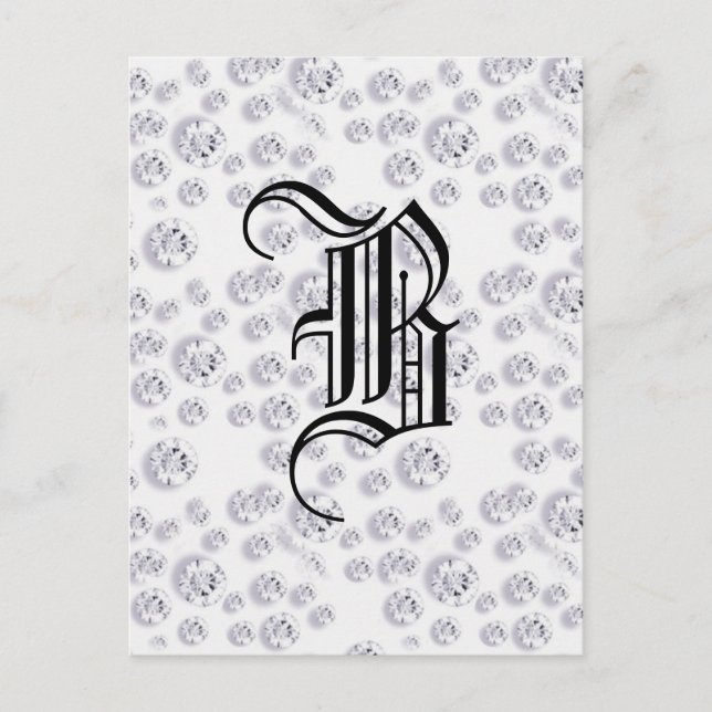 Diamanten Postkarte (Vorderseite)