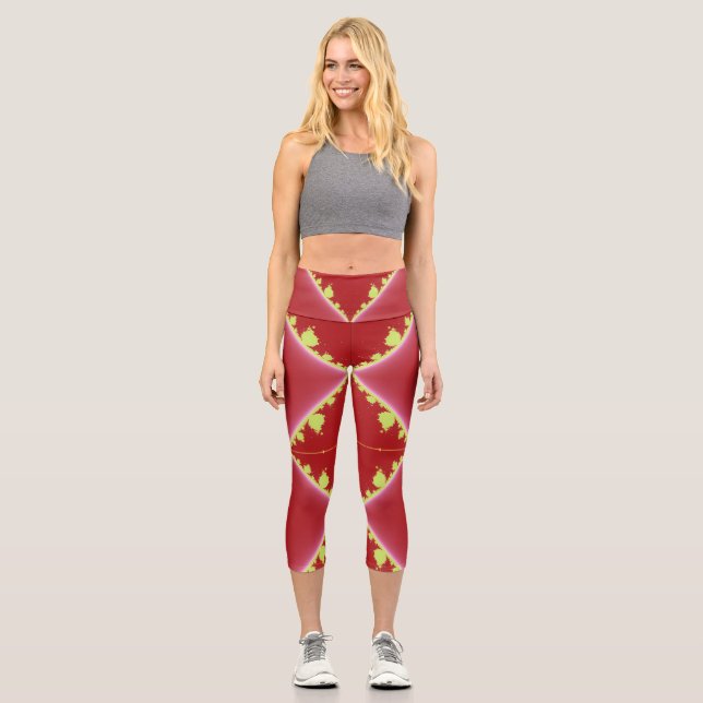 Diamanten & Rost Capri Leggings (Vorderseite)