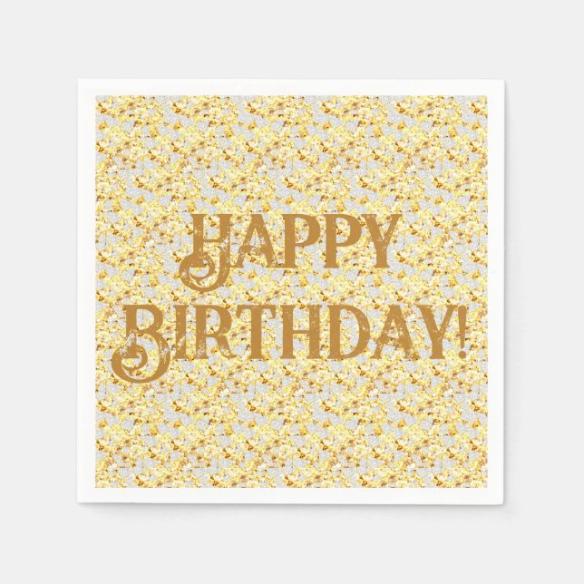 Diamanten Serviette (Vorderseite)