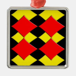 Diamanten Silbernes Ornament