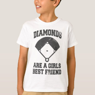 Diamanten sind der beste Freund eines Mädchens T-Shirt