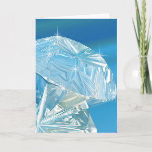 Diamanten sind die beste Freundin des Mädchens Karte