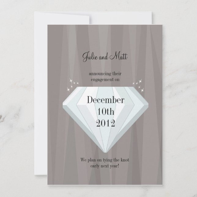 Diamanten sind für immer ankündigung (Vorderseite)