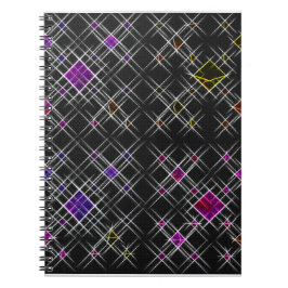 Diamanten und Crosses SpiralNotebook Notizblock