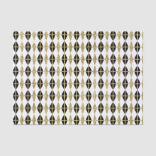 Diamanten und Gold Grid Seidenpapier