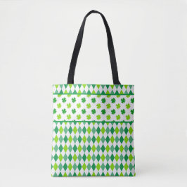 Diamanten und Kleeblätter - Universaltasche Tasche