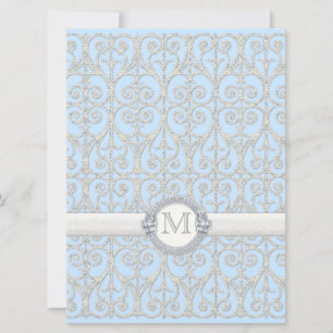 Diamanten und Spitzen, Mit Monogramm Einladung zur