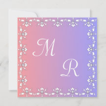 Diamanten und weiße Hochzeit