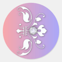 Diamanten und weiße Hochzeit