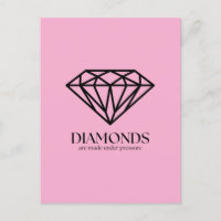 Diamanten werden unter Druck gesetzt und inspirier