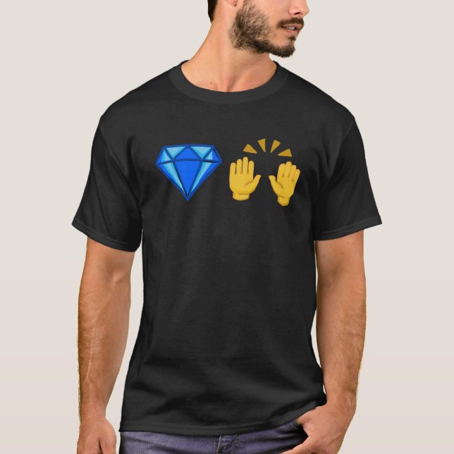 Diamantene Hände  Börsenhändler T-Shirt (Vorderseite)