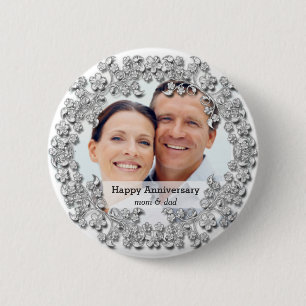 Diamantenhochzeit mit Foto Button