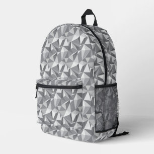 Diamantenmuster - Abstraktes Polygon Bedruckter Rucksack