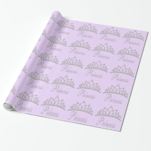 Diamantentiarara Lila Prinzessin Verpackungspapier Geschenkpapier