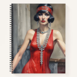 Diamantes y Seda Roja Notizbuch