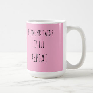 Diamantfarbe, kalt, wiederholen kaffeetasse