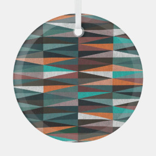 Diamantfliesen: farbenfrohe Bodenmosaik Ornament Aus Glas