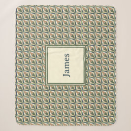 Diamantformen in neutralen Tönen Sherpadecke