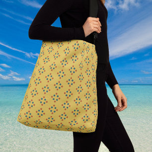 Diamantformen mit Polka Dots Crossbody Bag Tragetaschen Mit Langen Trägern