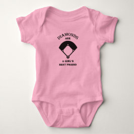 DiamantFreundin-Baseballbaby-Shirtbodysuit Baby Strampler