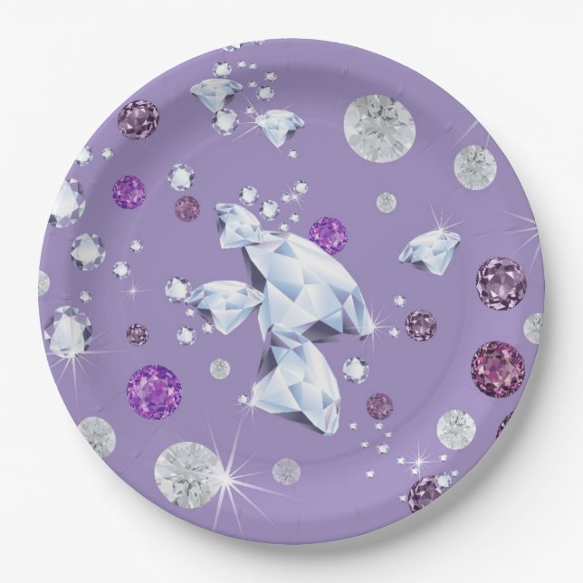 Diamantgalaxie 2 pappteller (Vorderseite)