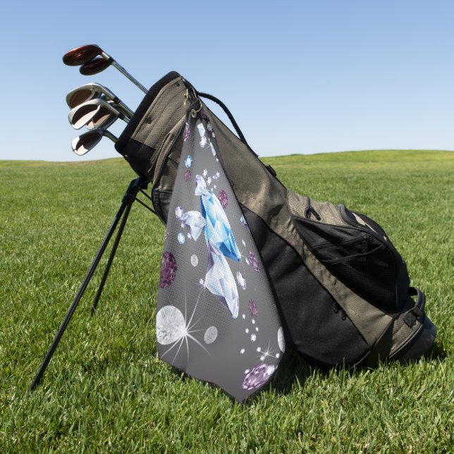 Diamantgalaxie 5 golfhandtuch (Gras)