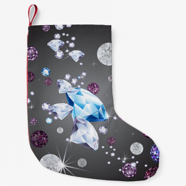Diamantgalaxie 5 kleiner weihnachtsstrumpf (Vorderseite)