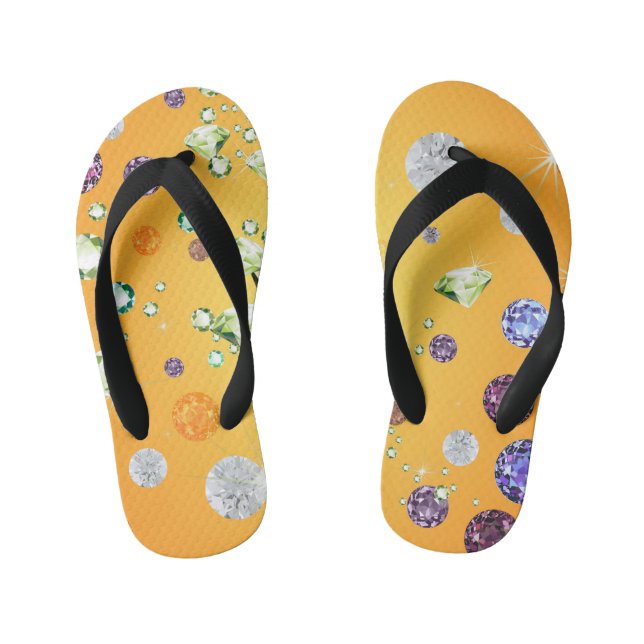 Diamantgalaxie 7 kinderbadesandalen (Fußbett)