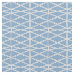 Diamantgitter zeitgenössisch modern Dreieck blau Stoff