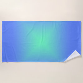 Diamantgradientenblau bis aquamaringrün strandtuch
