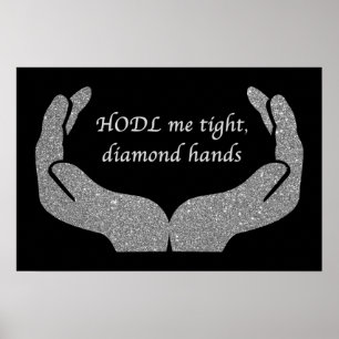 Diamanthände Poster