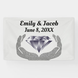 Diamanthandhochzeit Banner