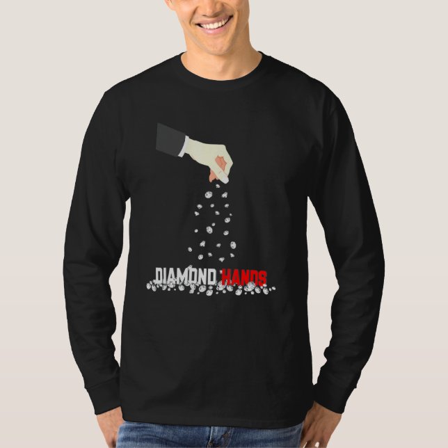 Diamanthandschuhe in der Wall Street T-Shirt (Vorderseite)