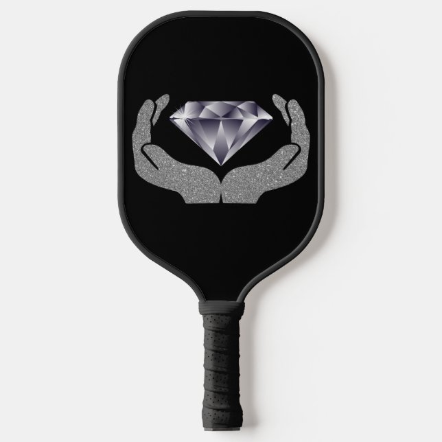 Diamanthandschuhe Pickleball Schläger (Vorderseite)