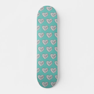 Diamantherzblau Skateboard