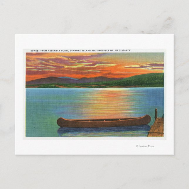 Diamantinsel, Aussicht Postkarte (Vorderseite)