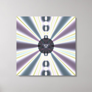 Diamantlichter Leinwanddruck