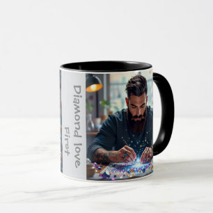 Diamantliebe zuerst für Männer Tasse
