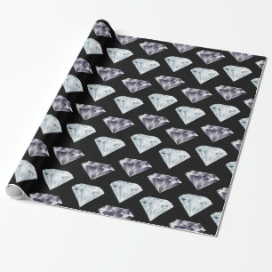 Diamantmuster Bling Bling Luxus Teures Geschenk  Geschenkpapier