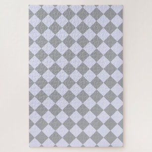 Diamantmuster in Grau und Lavendel