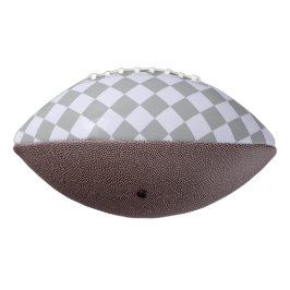 Diamantmuster in Grau und Lavendel Football